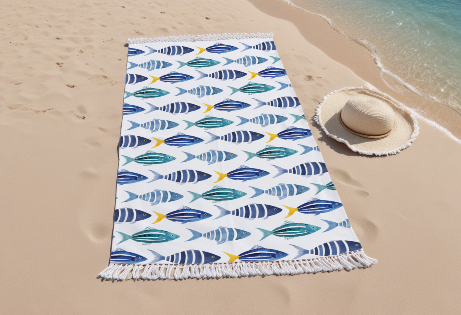 TELO MARE GURAMI FOUTA 90X170 Tellini S.r.l. Ingrosso Abbigliamento